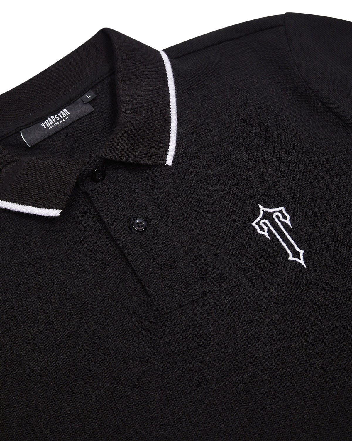 Trapstar Irongate T Men's Polo Shirts Black USA | 26UICZYWG