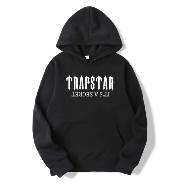 Trapstar It’s A Secret Men\'s Hoodies Black USA | 14JIGFZVK