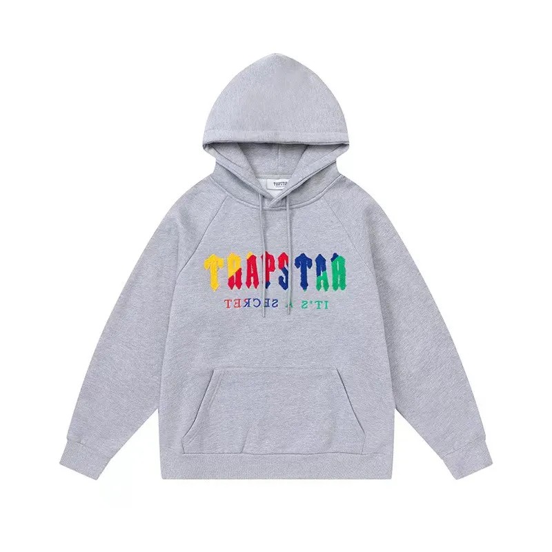 Trapstar It’s A Secret Men\'s Hoodies Grey USA | 69TGAMZYV