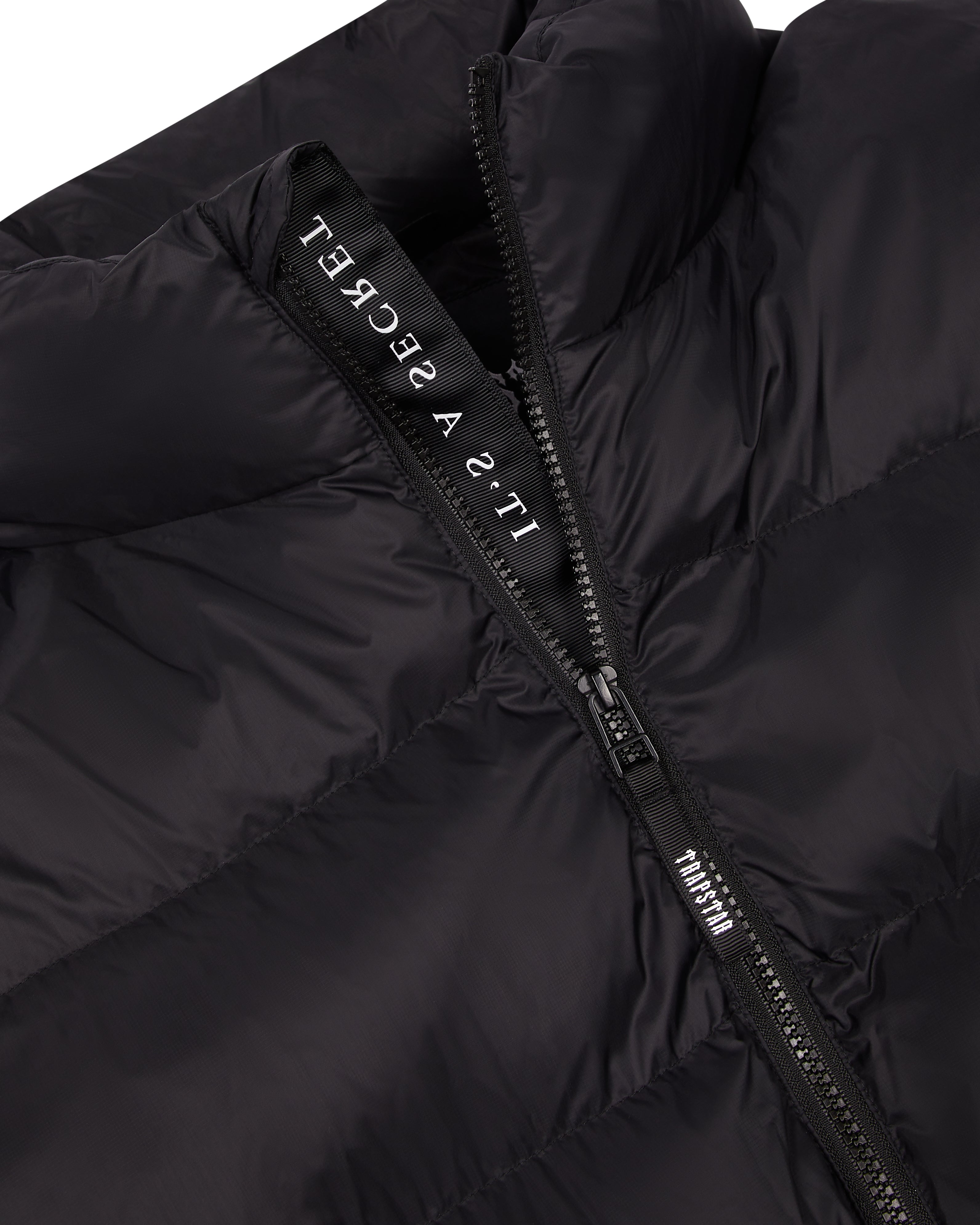 Trapstar It’s A Secret Men's Puffer Jackets Black USA | 75MLFZCGS