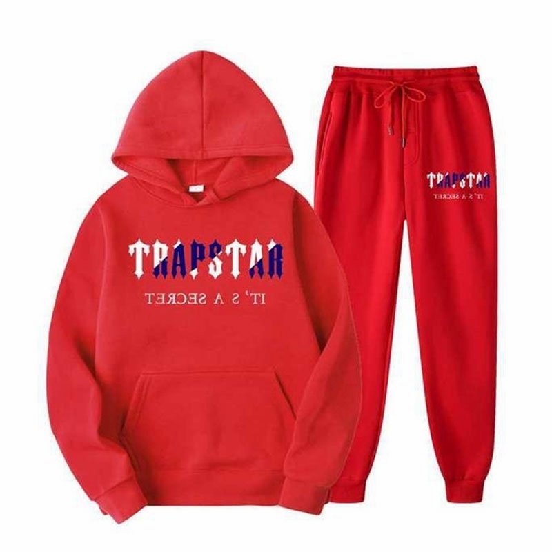 Trapstar It’s A Secret Men\'s Tracksuits Red USA | 70EYMPHZD