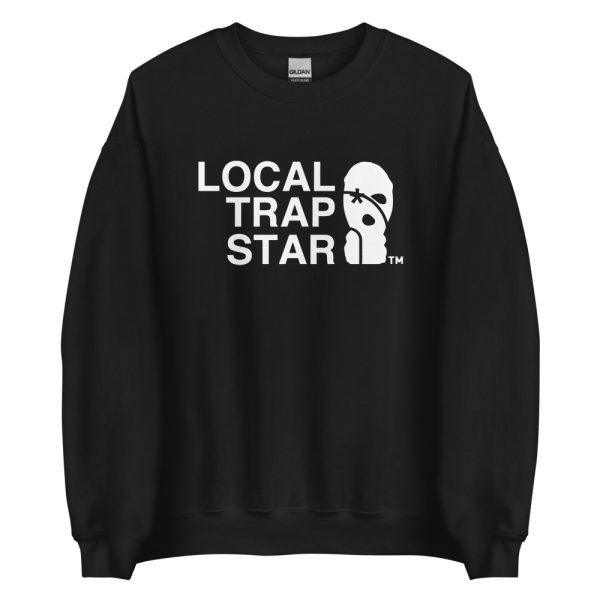 Trapstar Local Men\'s Sweatshirts Black USA | 82PDZCVGH