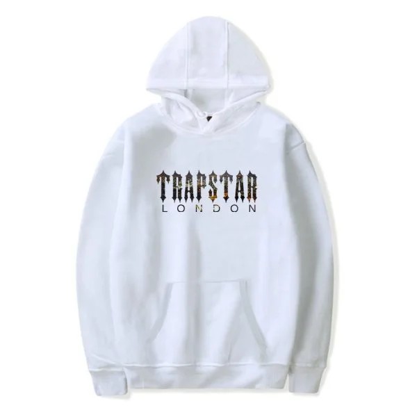 Trapstar London City Men\'s Hoodies White USA | 51TMSQCXU