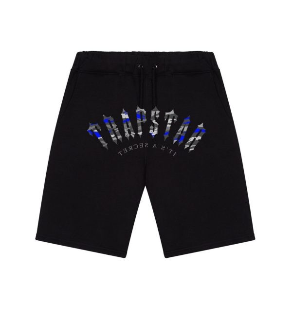 Trapstar London Irongate Arch It’s A Secret Men\'s Shorts Black USA | 30JOFBYRS