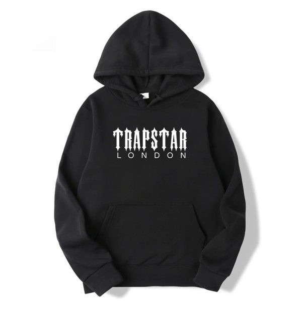 Trapstar London Men\'s Hoodies Black USA | 07XJVSTZM