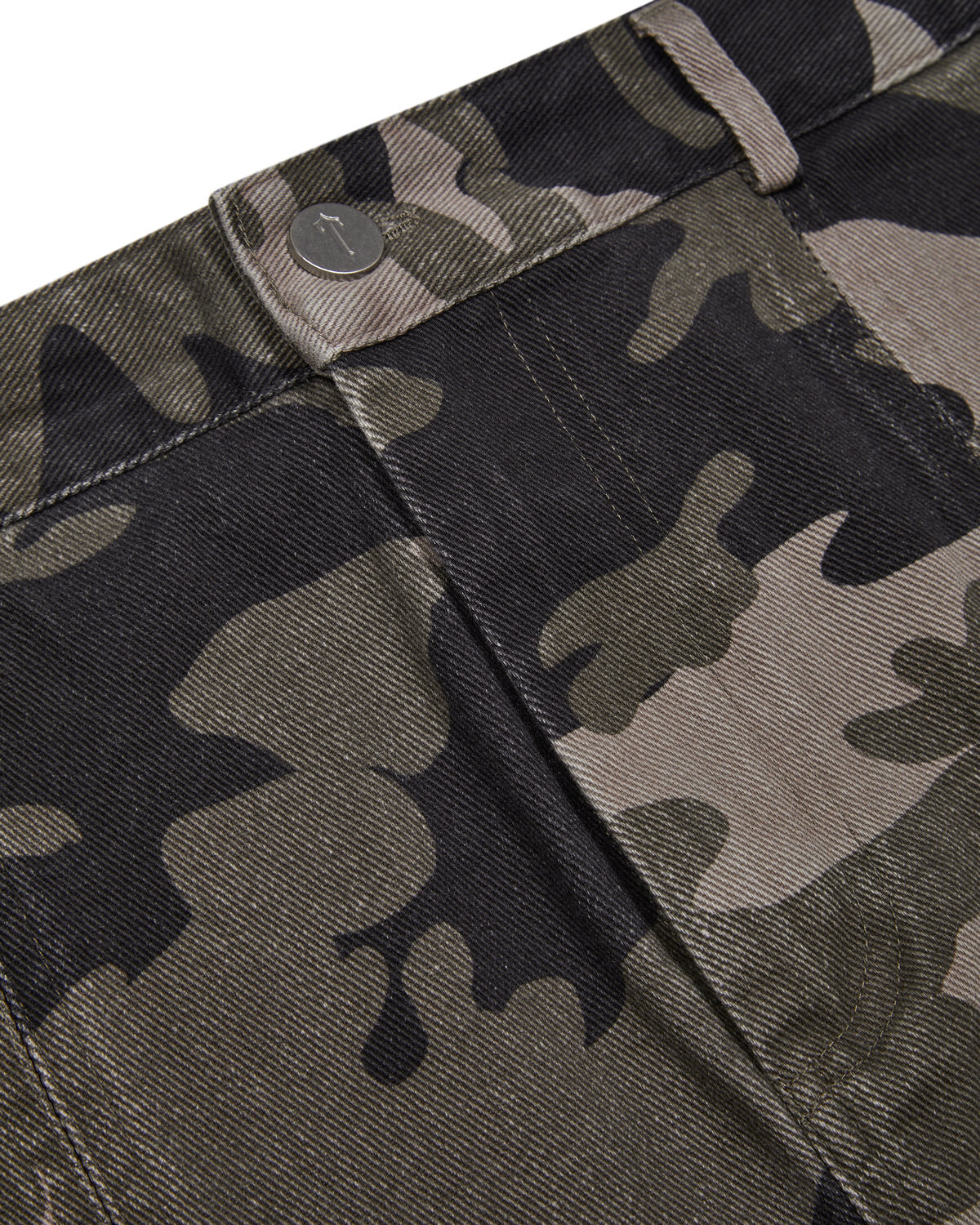 Trapstar Men's Cargos Black / Camo USA | 87UZOHMTR