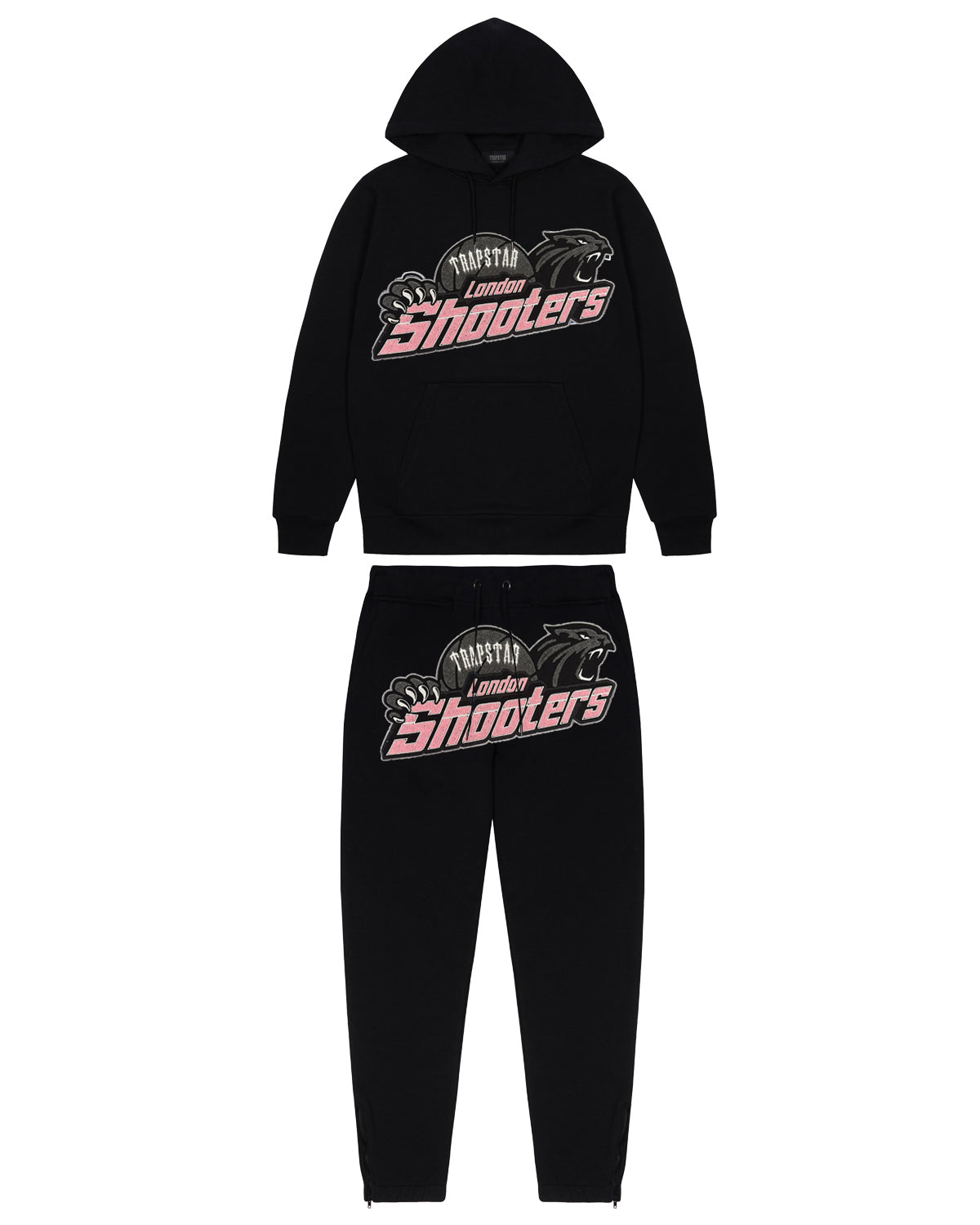 Trapstar PRE ORDER Shooters Men\'s Tracksuits Black / Pink USA | 89HQMLFON