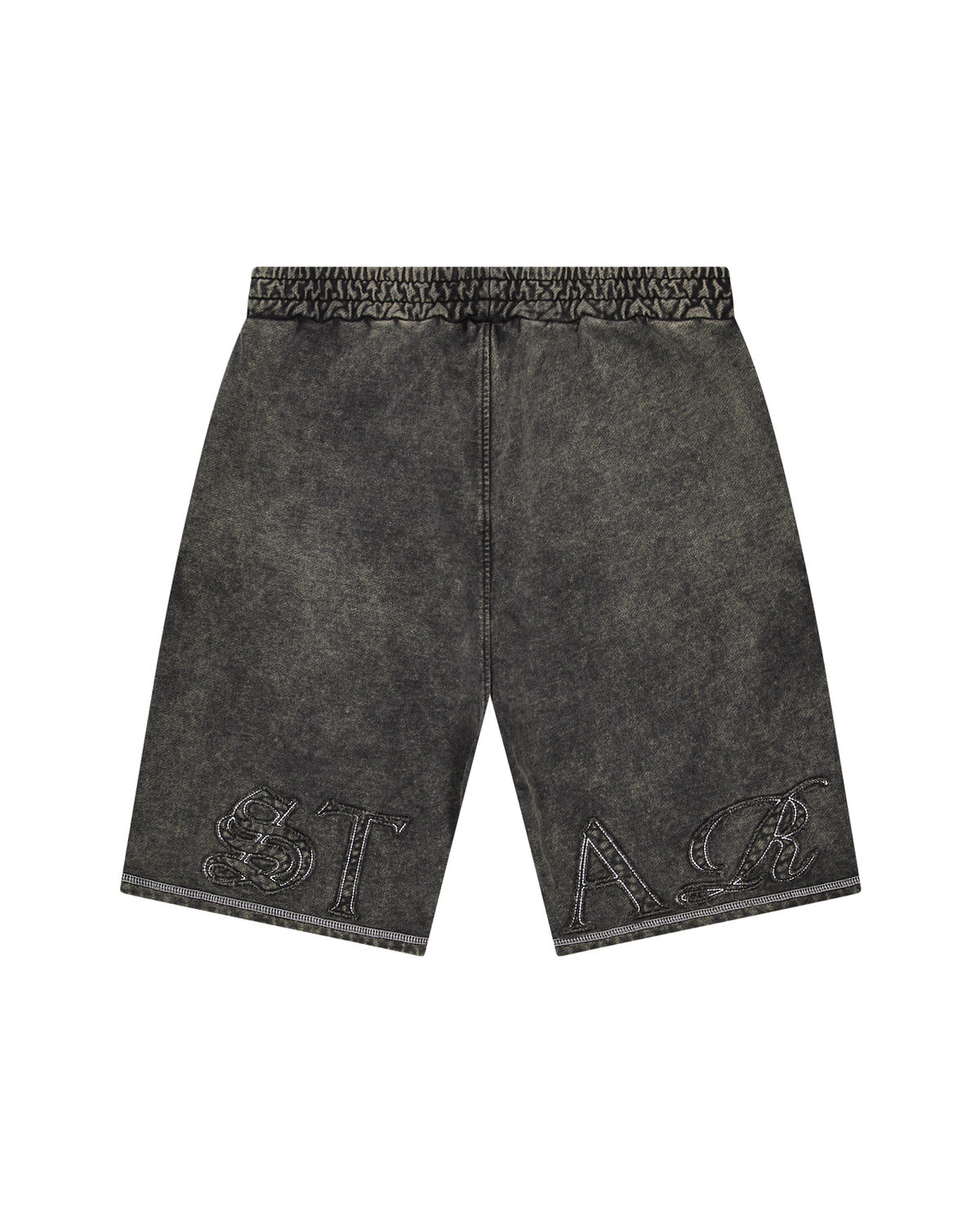 Trapstar Patchwork Script Men\'s Shorts Grey USA | 79JSUMWHN