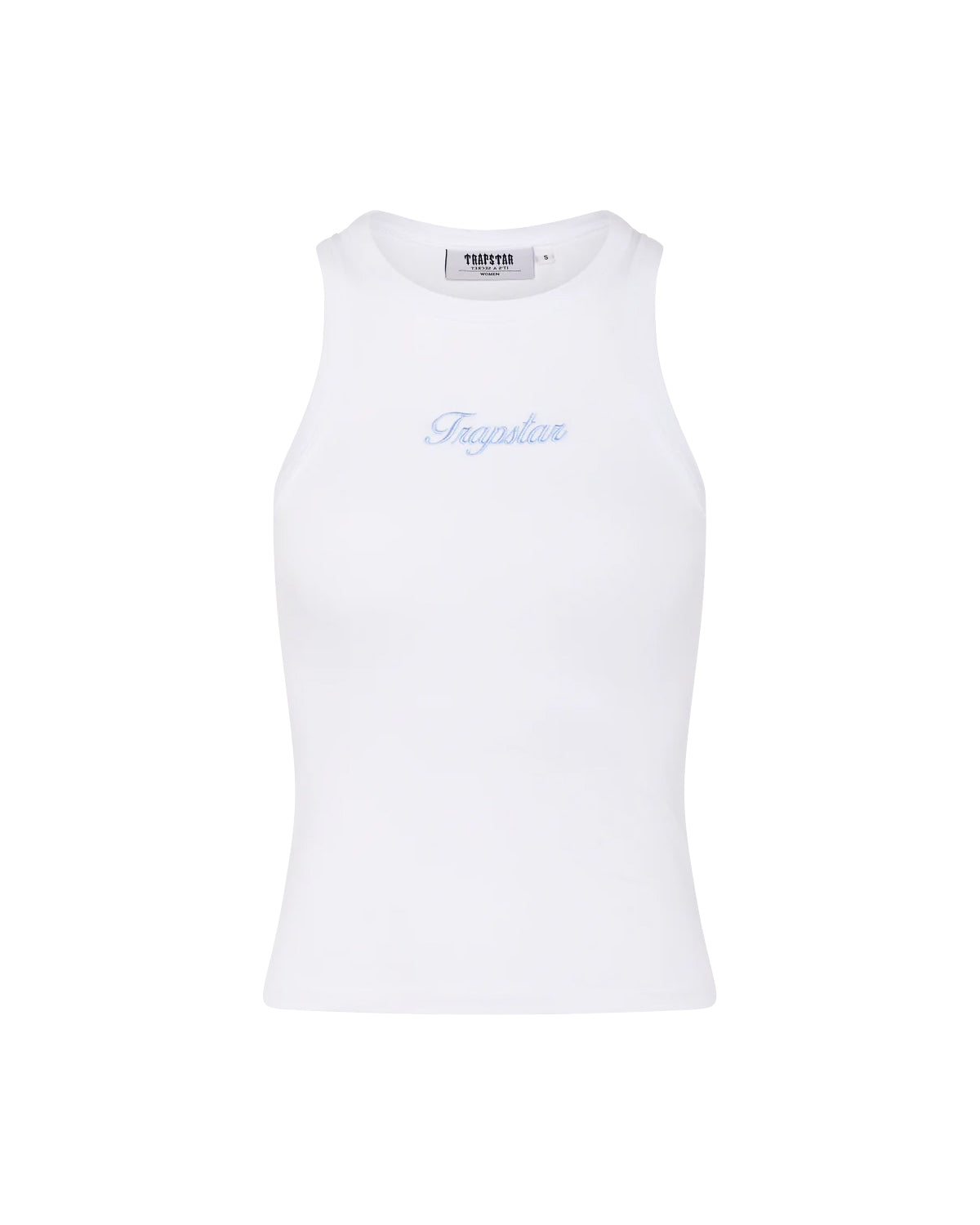 Trapstar Racer Cashmere Women\'s Vests White / Blue USA | 58AWZRLME