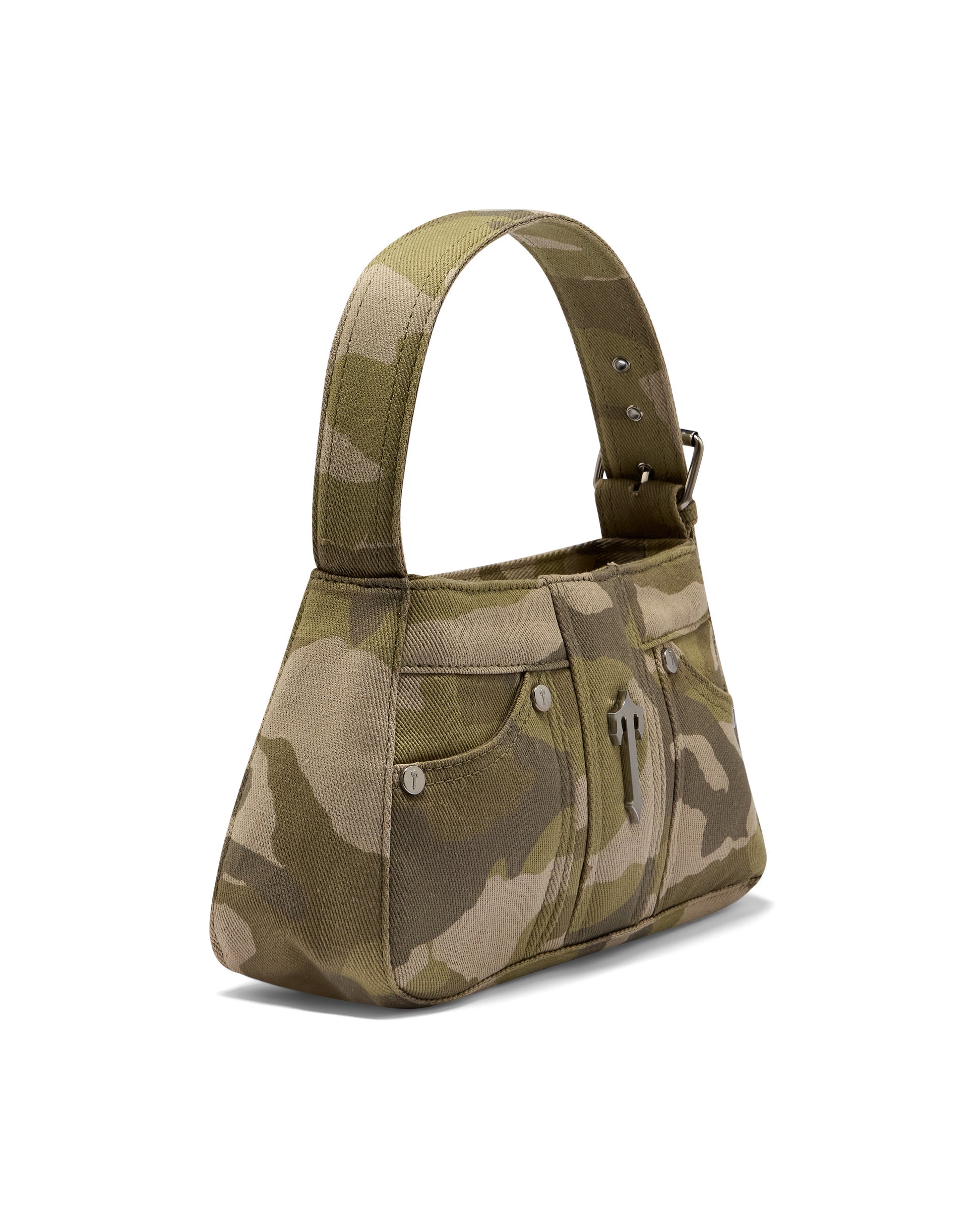 Trapstar Rivet Women's Bags Green Camo USA | 40XQUVYZP