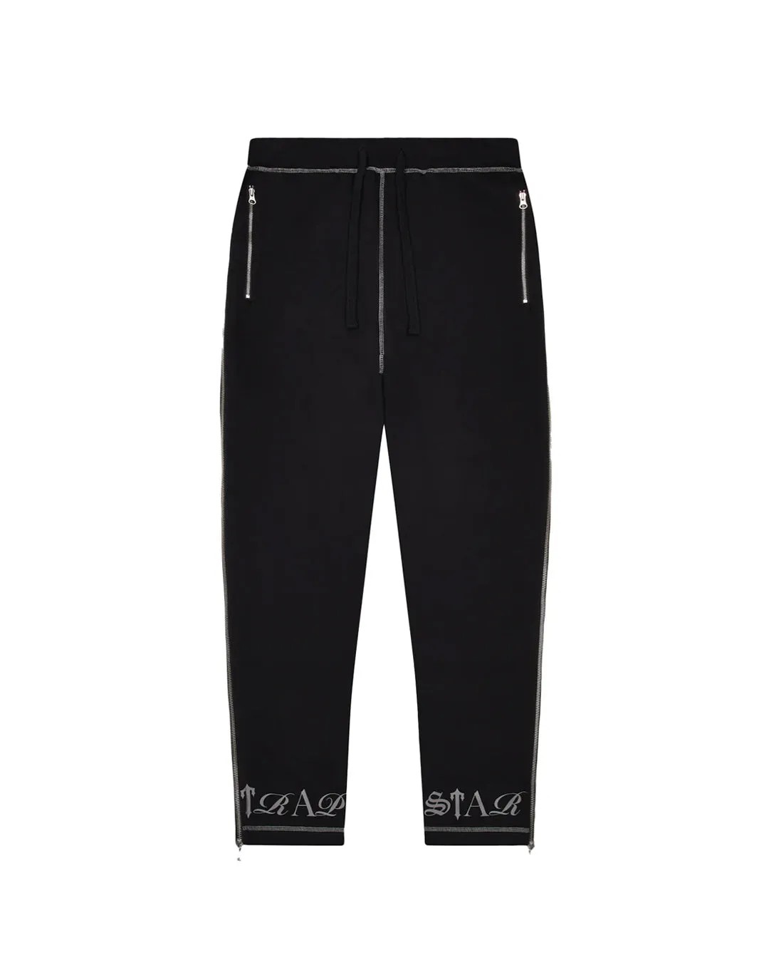 Trapstar Script Men\'s Pants Black USA | 96NYXMVFK