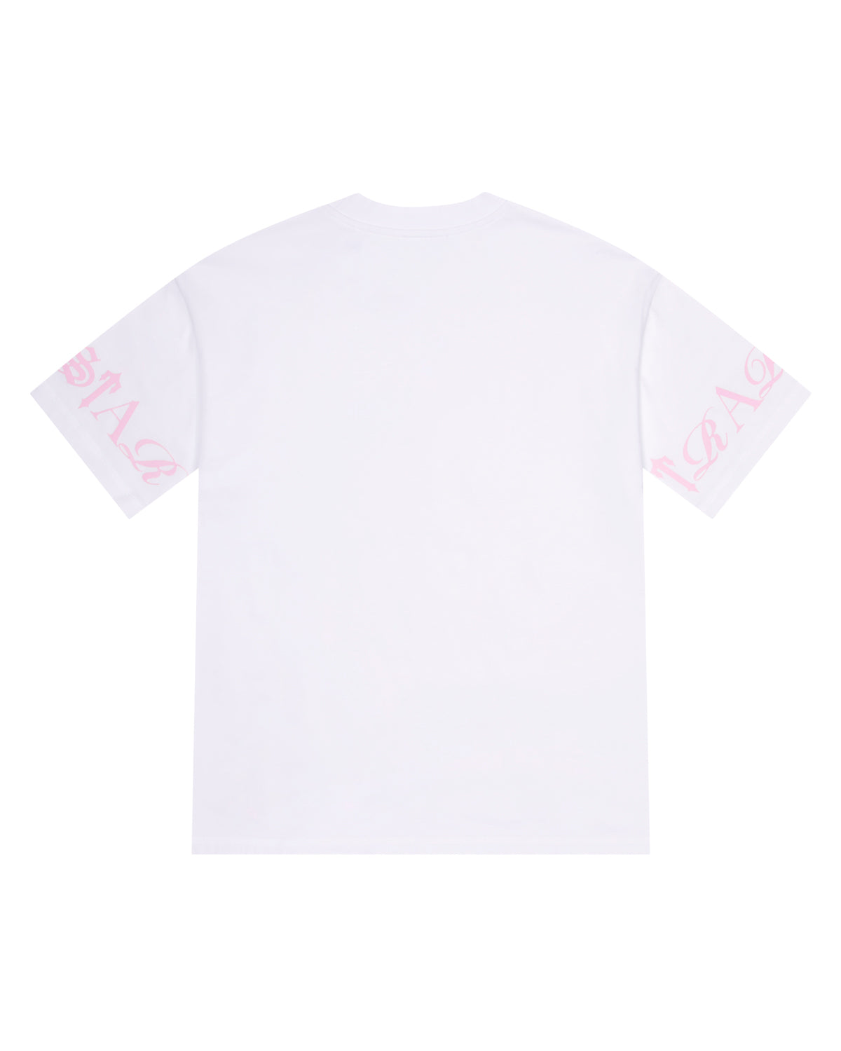 Trapstar Script Men's T-Shirts White / Pink USA | 02FXTQRVO