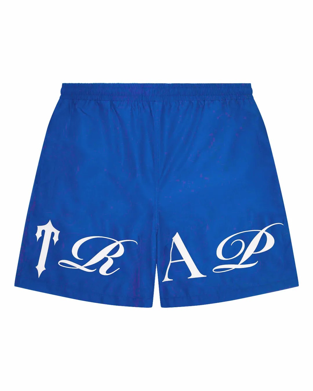 Trapstar Script Shell Men\'s Shorts Blue / White USA | 61JRFQUTX