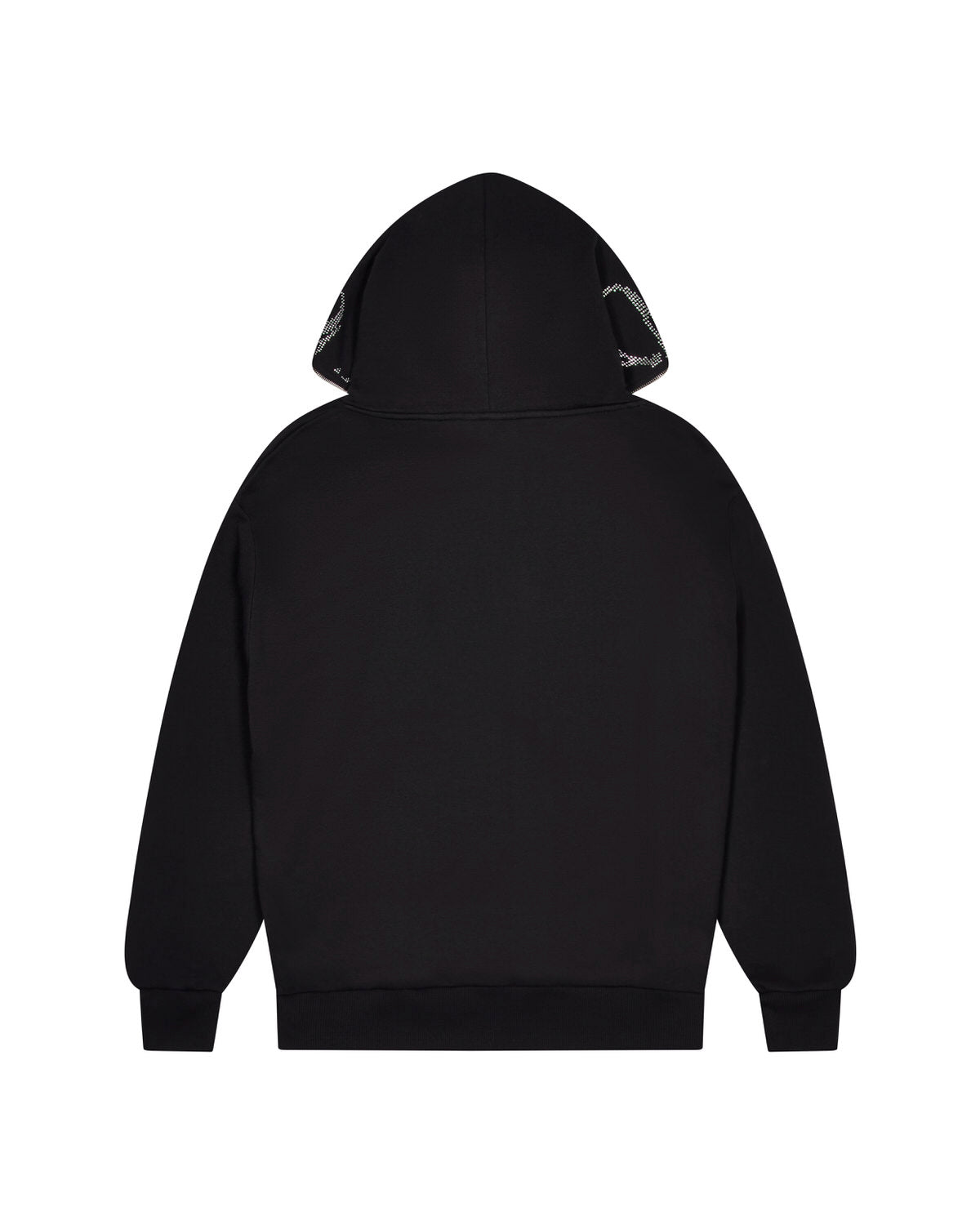 Trapstar Skull Decoded Diamante Men's Hoodies Black USA | 27AUWBSVE