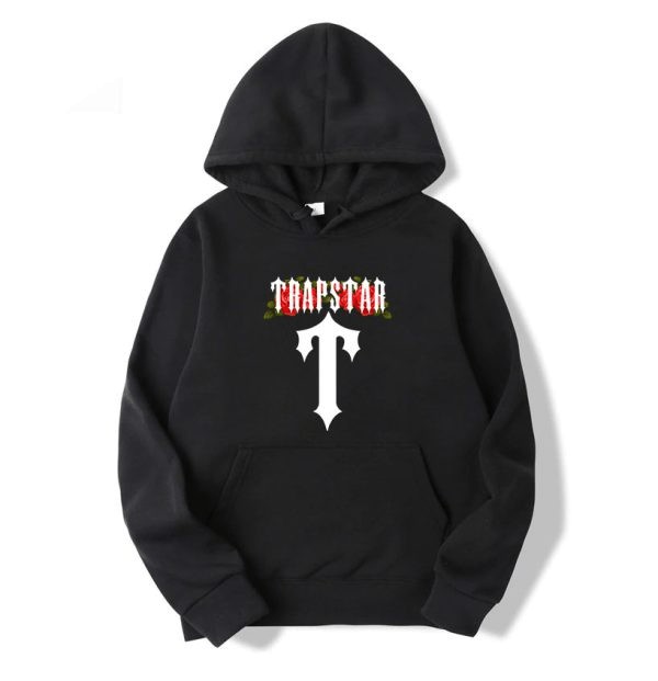 Trapstar T-For Men\'s Hoodies Black / Flowers USA | 38GZHKILX