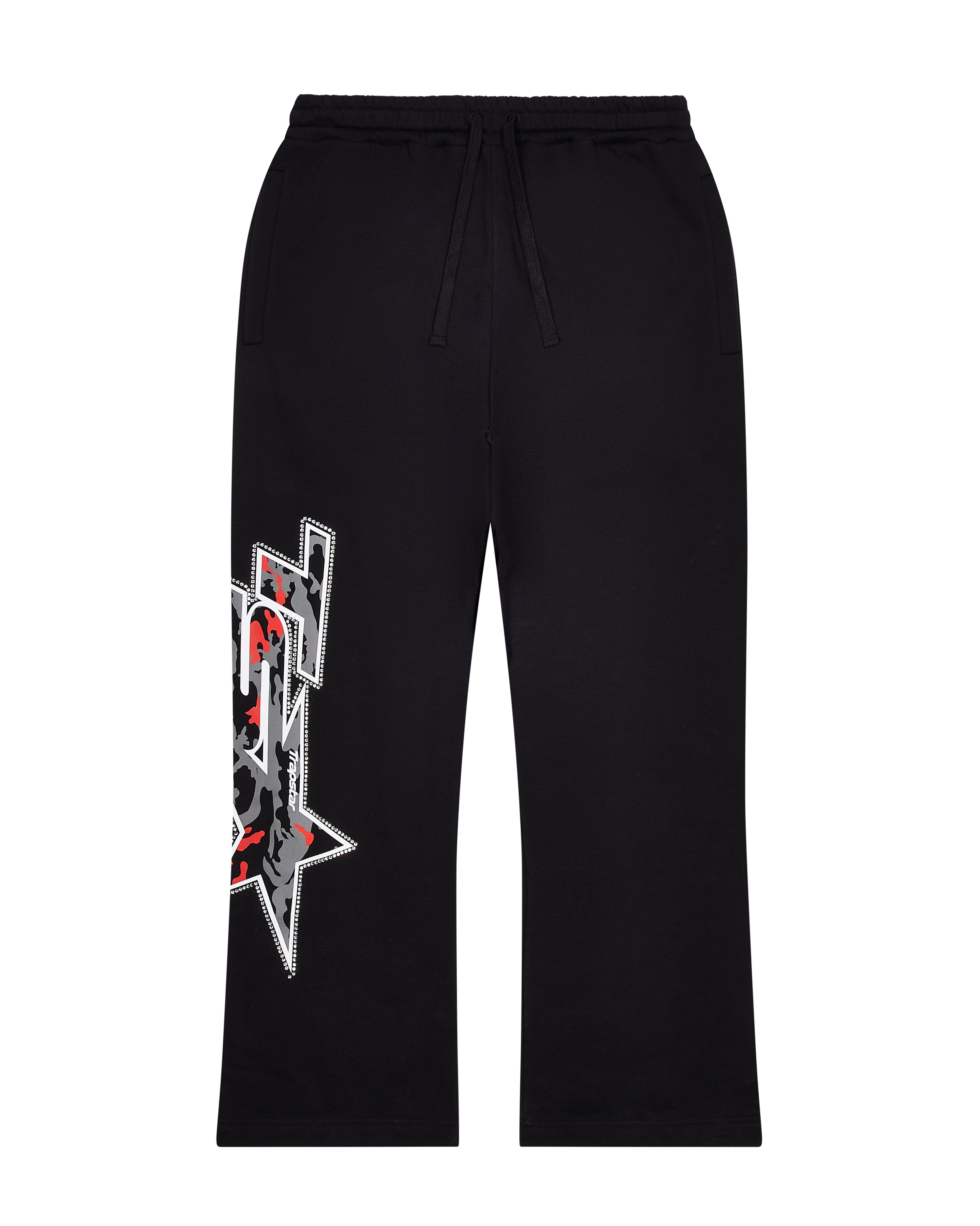 Trapstar TS Star Camo Men\'s Sweatpants Black USA | 37PZXHNBU