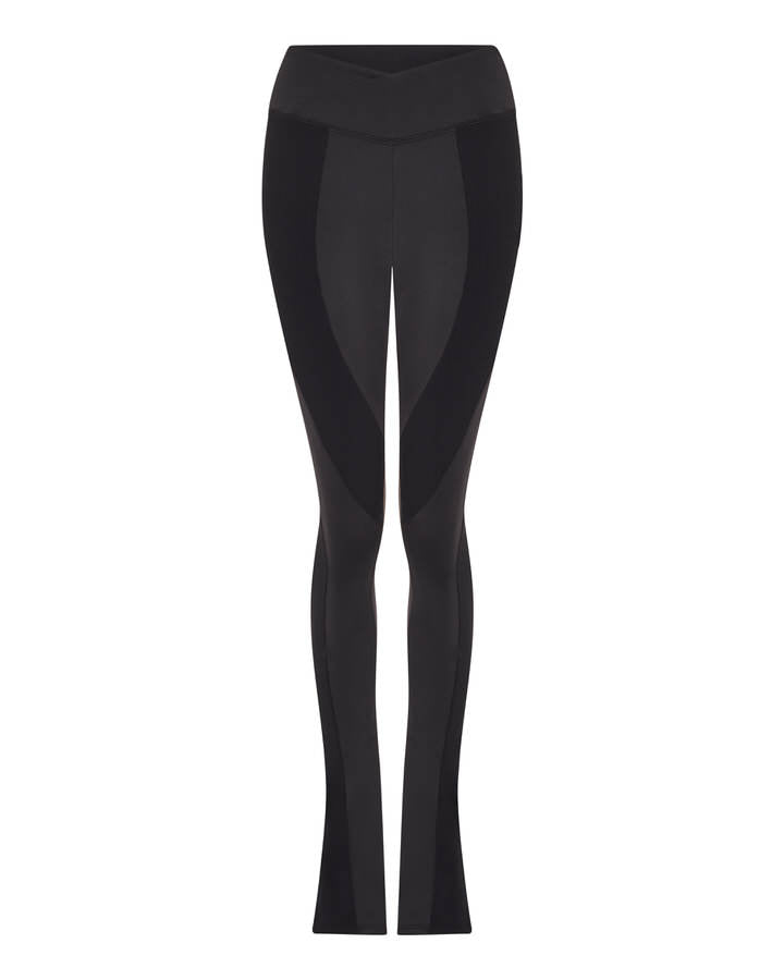 Trapstar TS Star Contour Panel Fitted Women's Pants Black USA | 93IUVTGRA