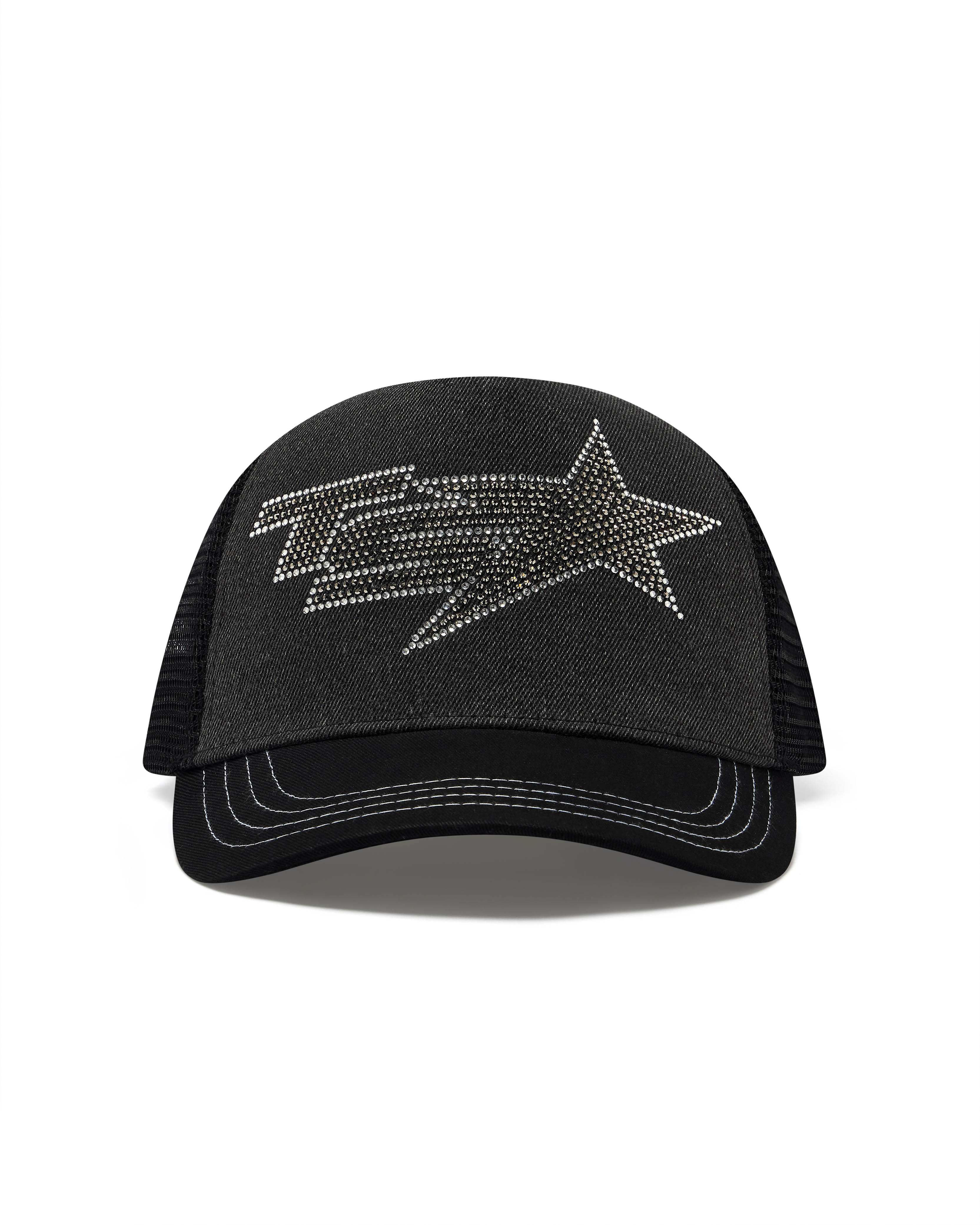 Trapstar TS Star Diamante Trucker Women\'s Hats Black USA | 03JRIVMZL