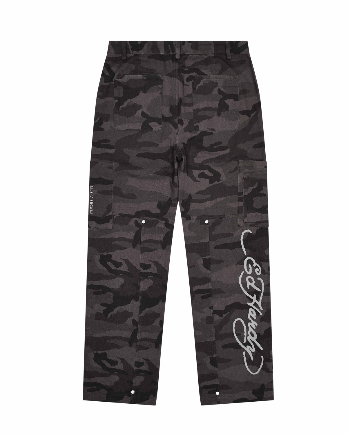 Trapstar x Ed Hardy Cargos Men's Cargos Black / Camo USA | 90VNKRHJI