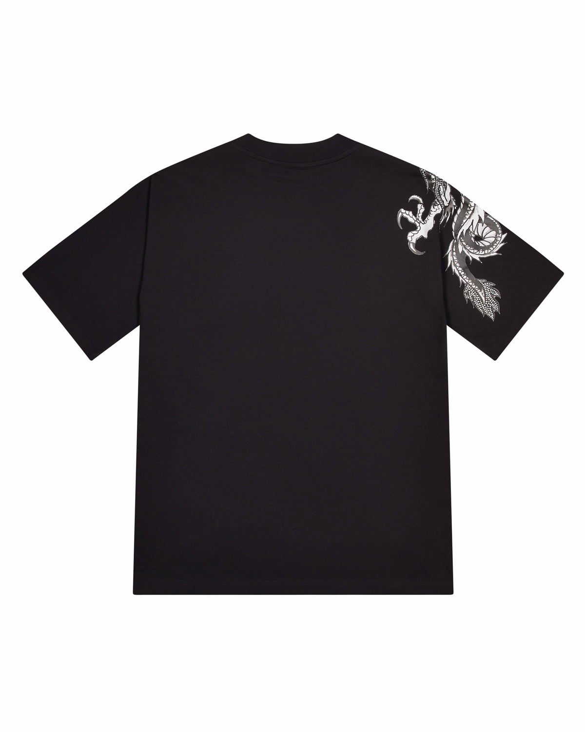 Trapstar x Ed Hardy Dragon with Diamanté Men's T-Shirts Black USA | 85XRCVAJK