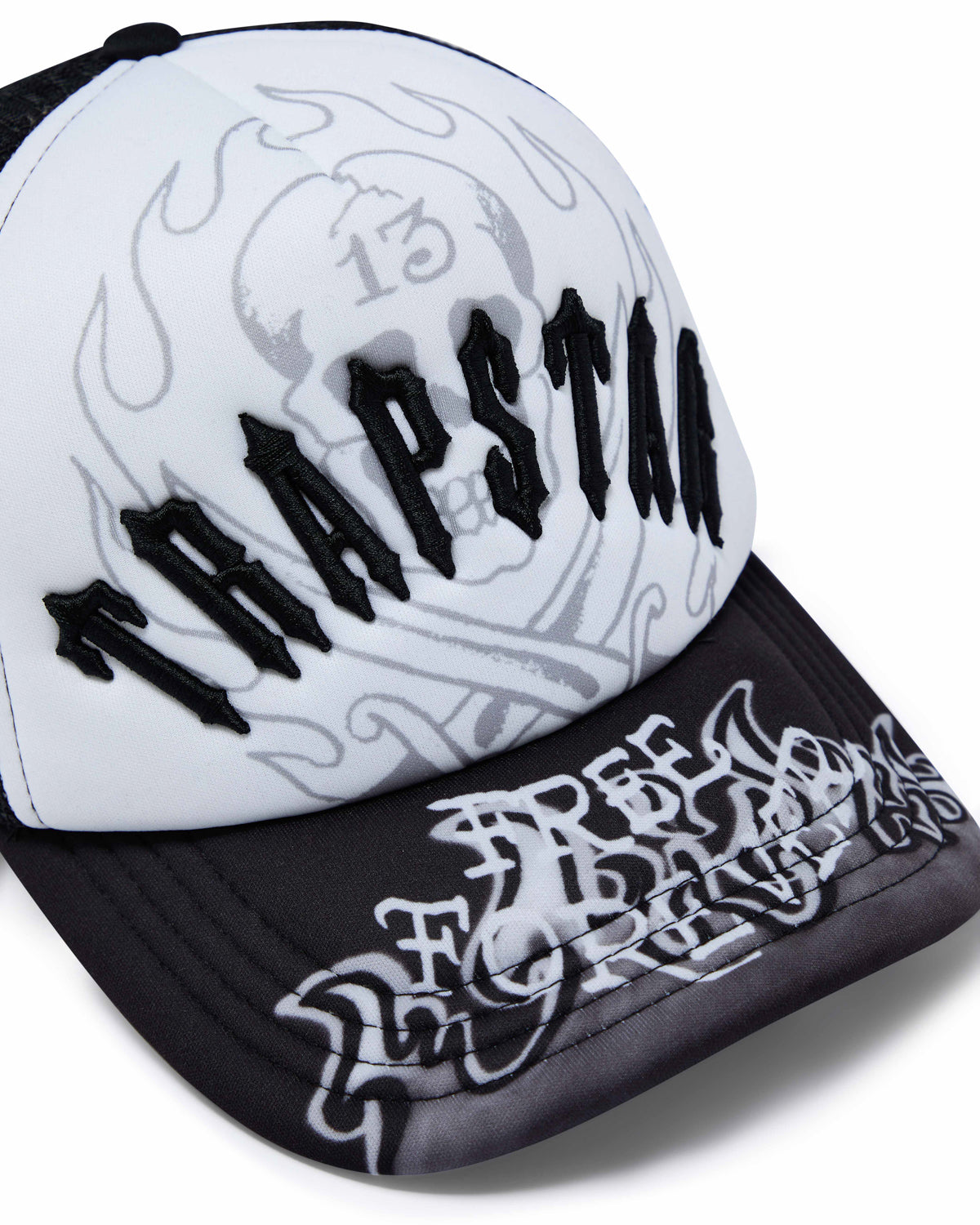 Trapstar x Ed Hardy Irongate Arch Men's Hats Black USA | 58IQLPOBR