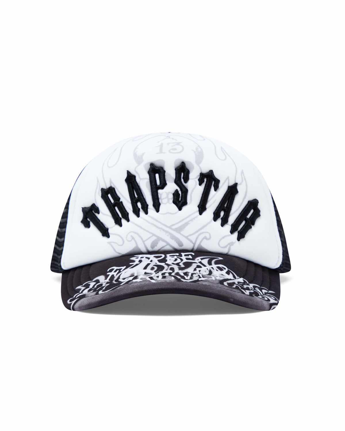 Trapstar x Ed Hardy Irongate Arch Men\'s Hats Black USA | 58IQLPOBR