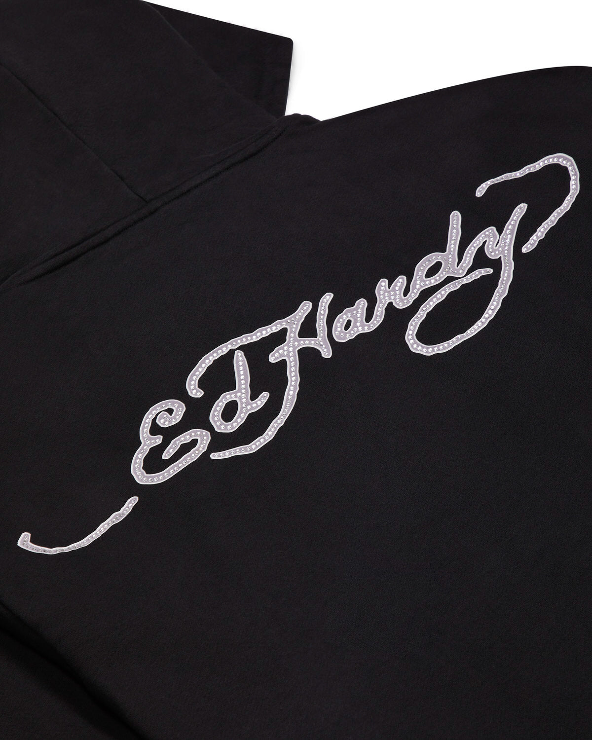 Trapstar x Ed Hardy Irongate Zip Through Men's Hoodies Black USA | 29OFSVKNT