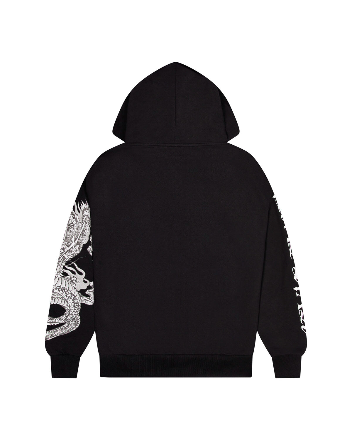 Trapstar x Ed Hardy Script Men's Hoodies Black / Red USA | 71RVPDBFM