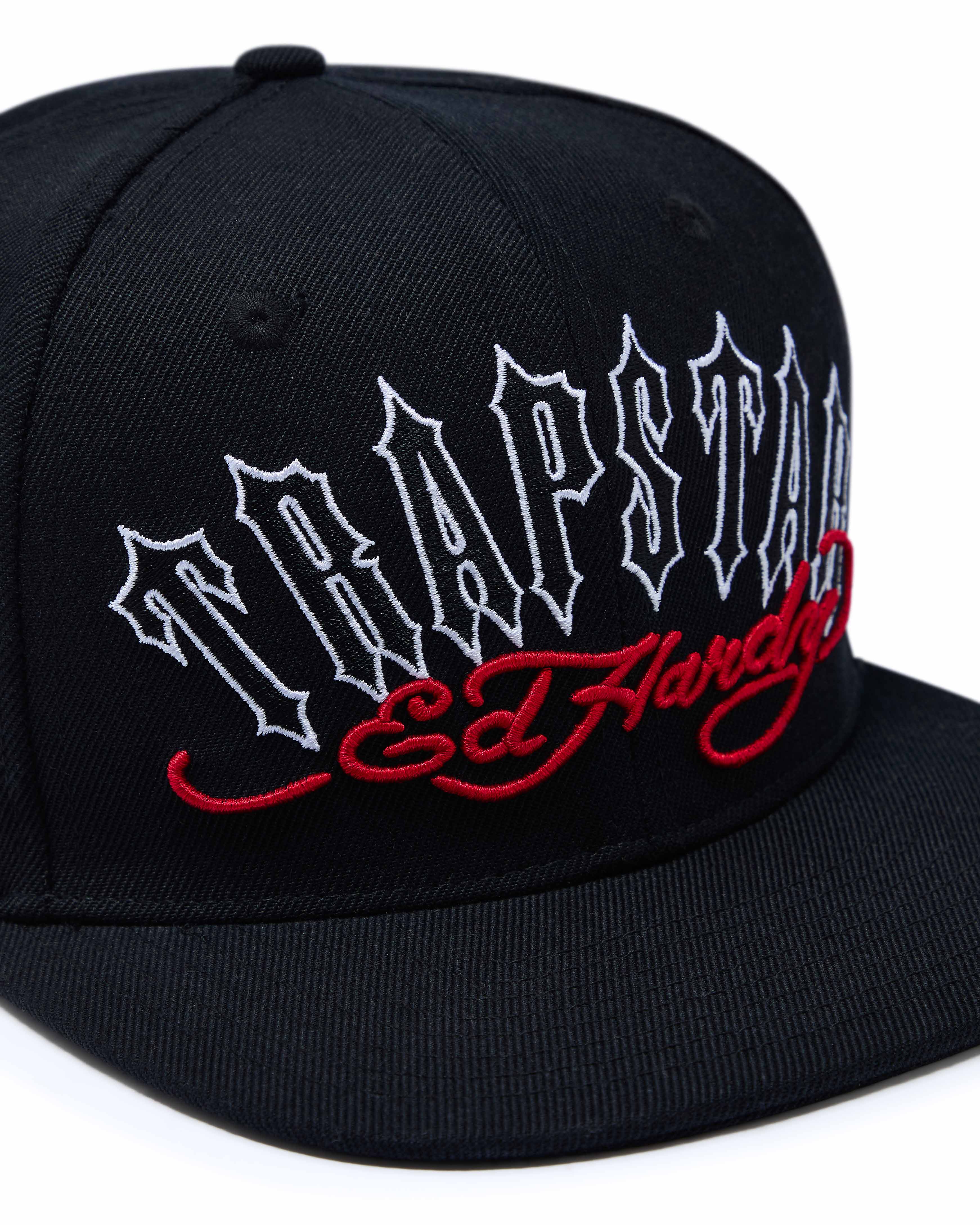 Trapstar x Ed Hardy Snapback Women's Hats Black USA | 12EPTRCMG