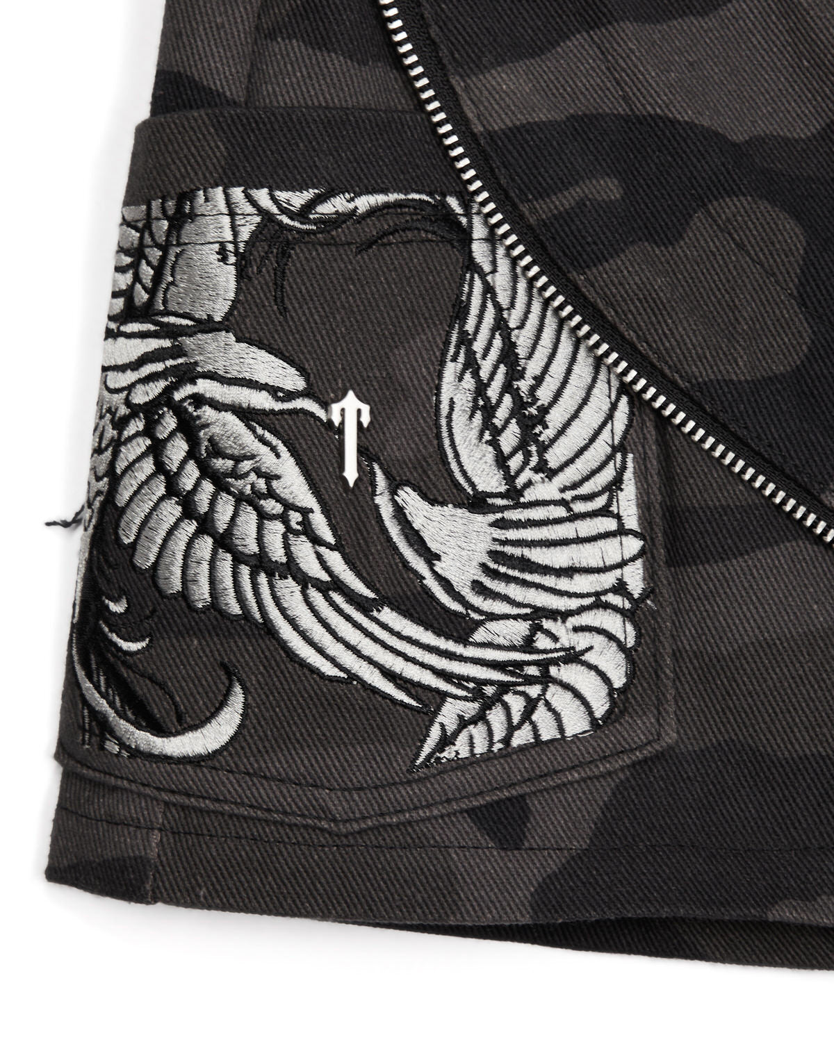 Trapstar x Ed Hardy Women's Skirts Black / Camo USA | 92ZABMCSQ