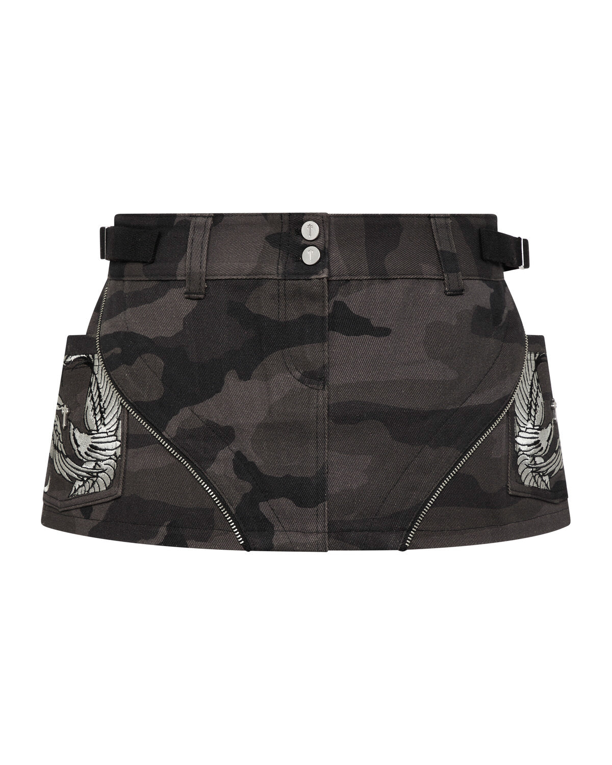 Trapstar x Ed Hardy Women's Skirts Black / Camo USA | 92ZABMCSQ