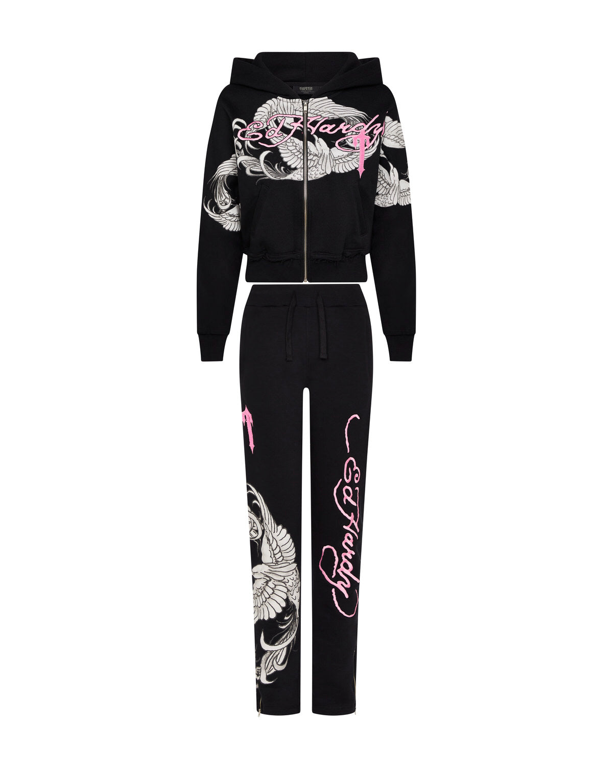 Trapstar x Ed Hardy Women\'s Tracksuits Black USA | 19IGBXUES