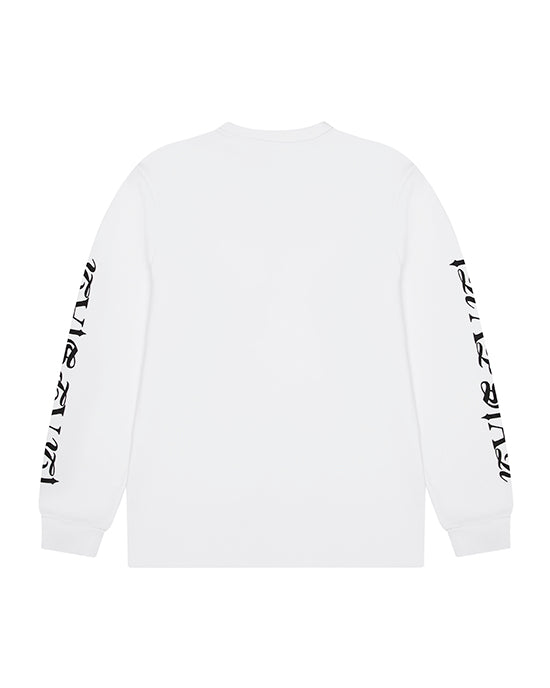 Trapstar Waffle LS Top Men's Sweatshirts White USA | 68FTLVECJ