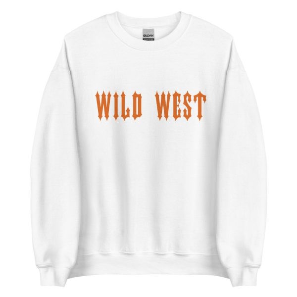 Trapstar Wild West Men\'s Sweatshirts White USA | 47BMZCYJR