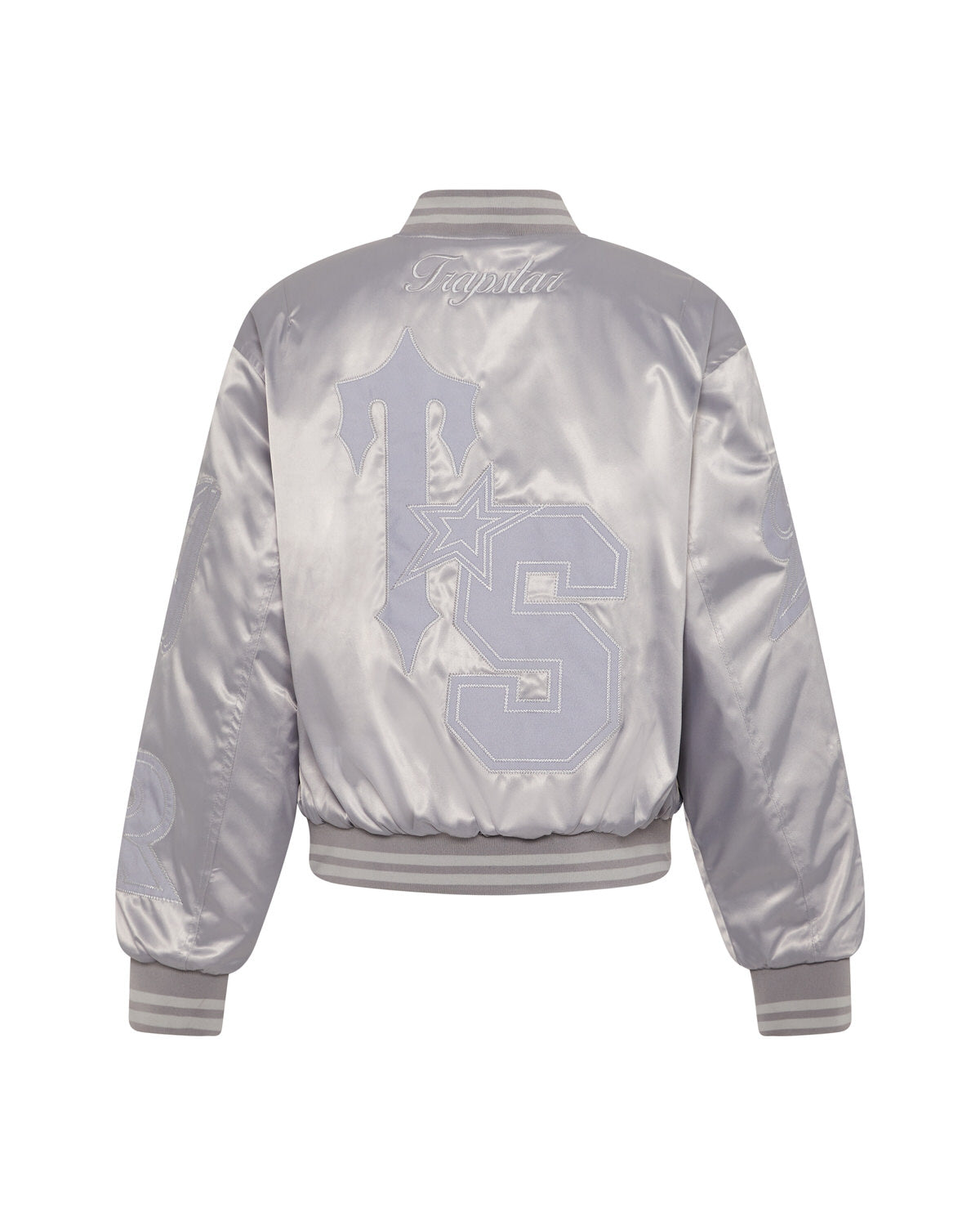 Trapstar Wildcard Stadium Women's Jackets Silver USA | 06VBFDGPU